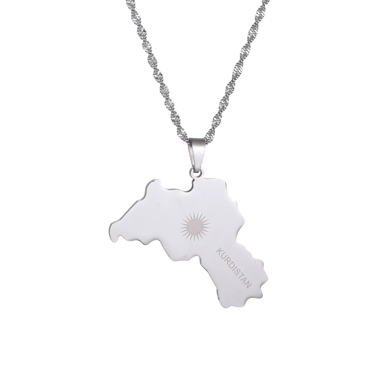 Kurdistan Halskette mit Kurdistan Beschriftung