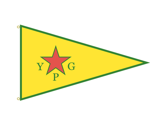 Kurdistan YPG YPJ Patei Flagge 90x150cm Kurdish Flag 3x5ft Nordsyrien North Syria Demonstration Festival Dekoration Accessoire Geschenk