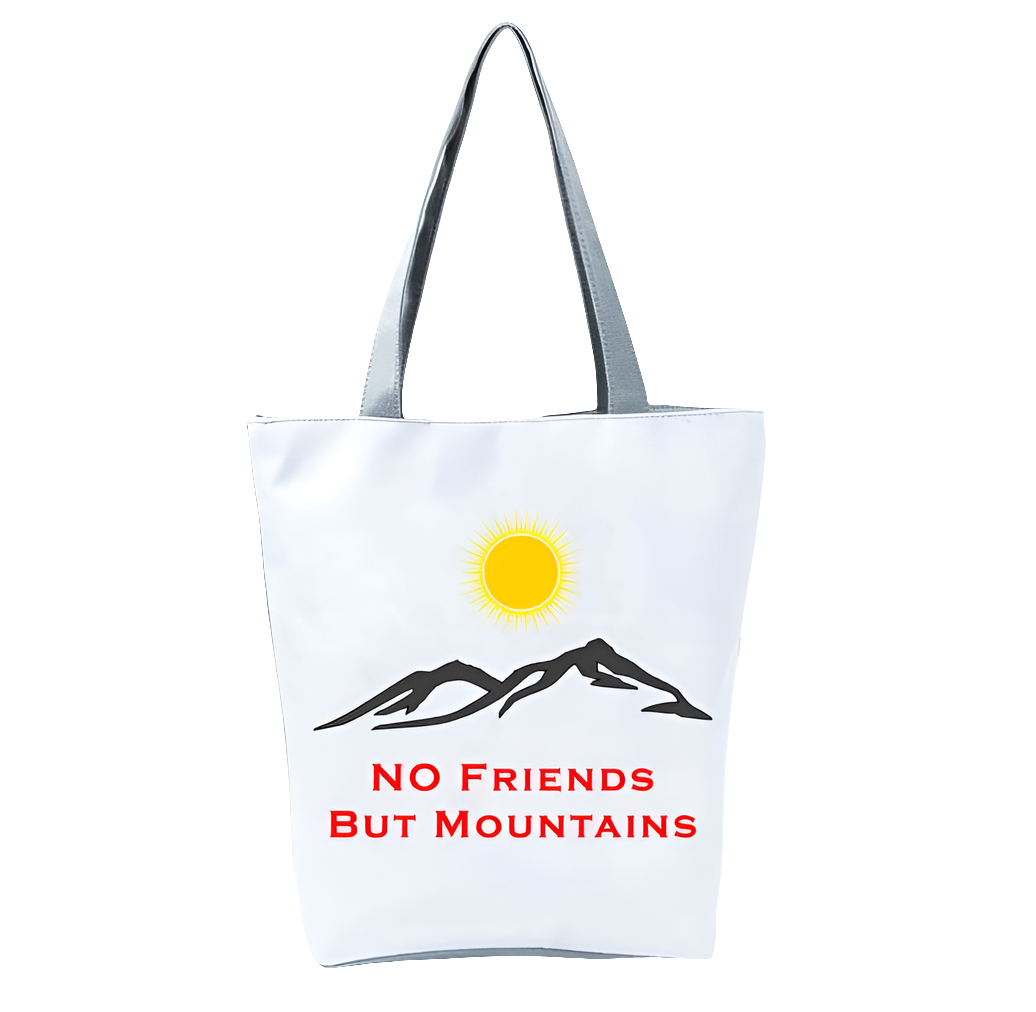 "No Friends But Mountains" - Kurdistan Handtasche Kurdish Fanshop