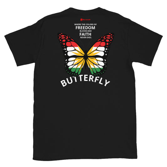 Freedom - Faith - Butterfly - T-Shirt