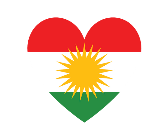 Aufkleber Kurdistan Flagge Fahne Autoaufkleber Sticker
