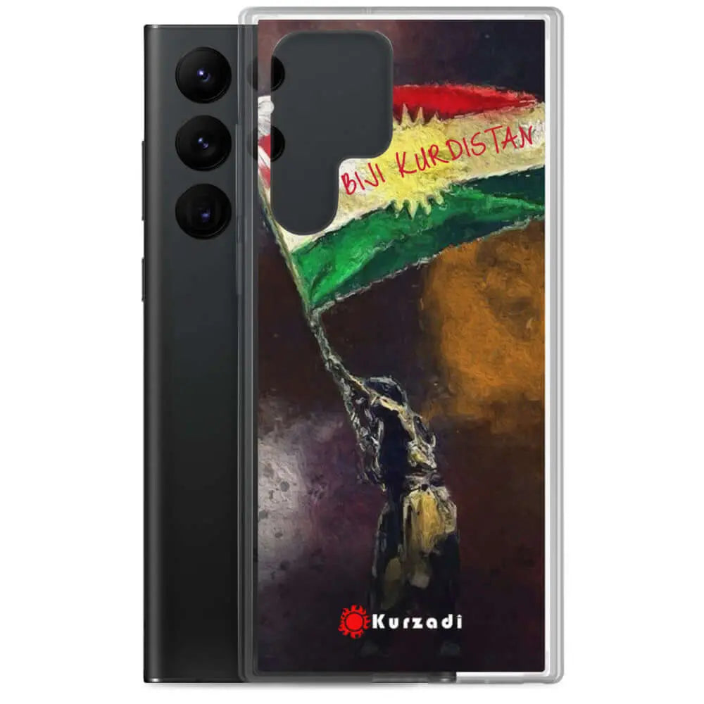 "Her Biji Kurdistan" - Samsung Handyhülle / Schutzhülle / Cover Kurdish Fanshop