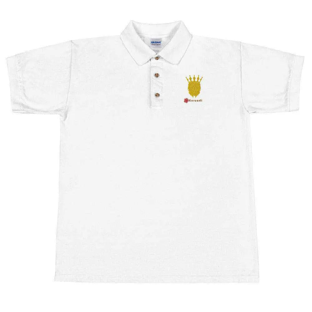 Kurdish Lion King - Polo Hemd bestickt Kurdish Fanshop