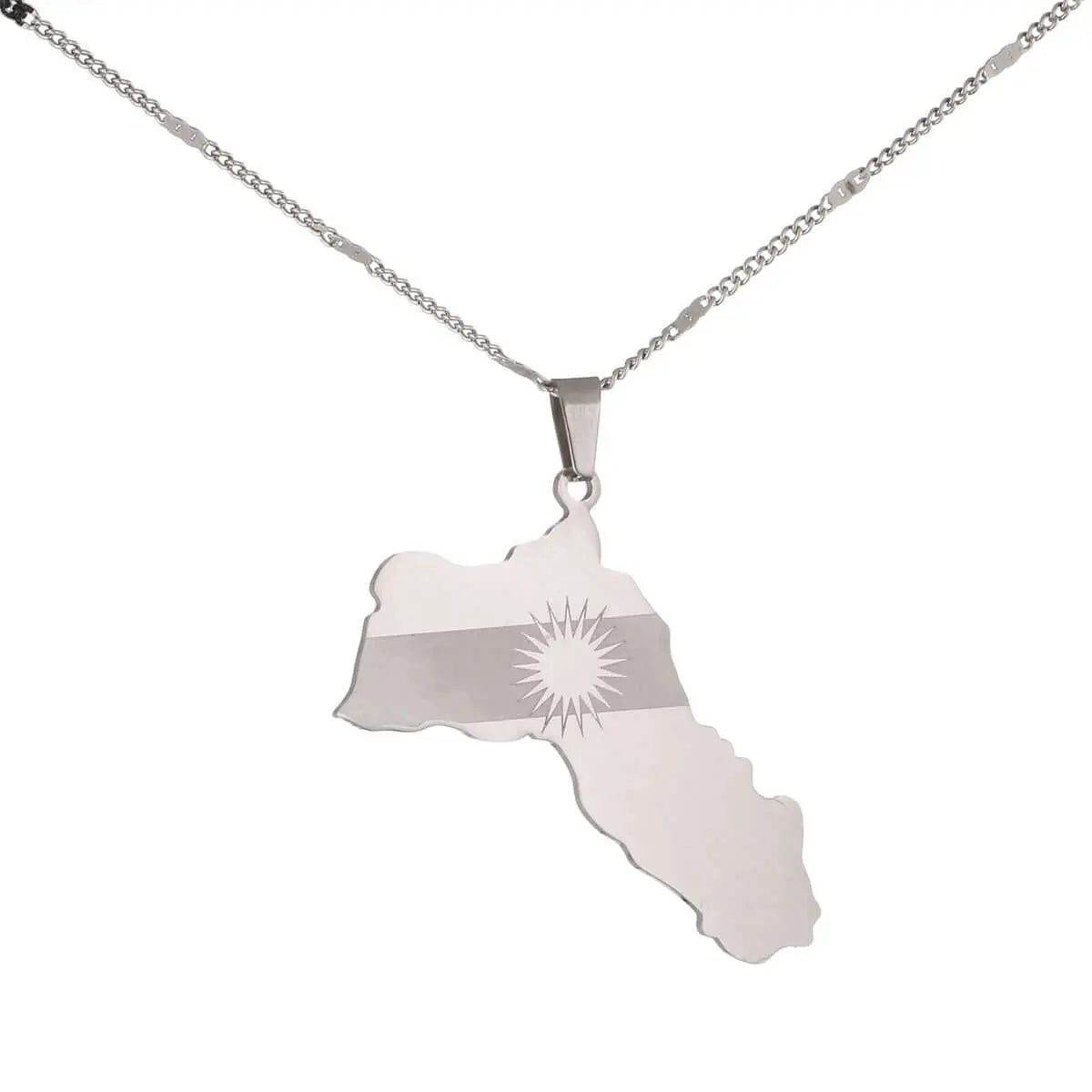 Kurdistan Kette - Stolzes Symbol der Kultur und Identität Kurdish Fanshop