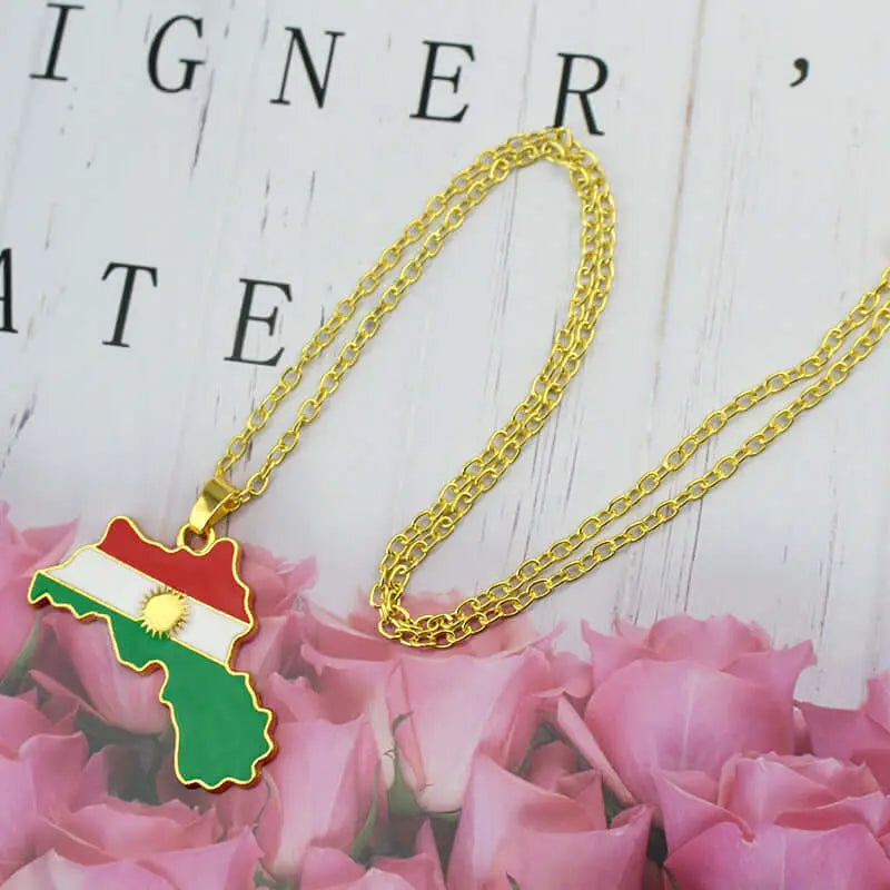 Kurdistan Kette mit Anhänger Kurdish Fanshop