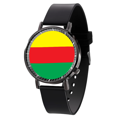 Kurdistan Rojava Kesk-Sor-Zer Armbanduhr / Watch