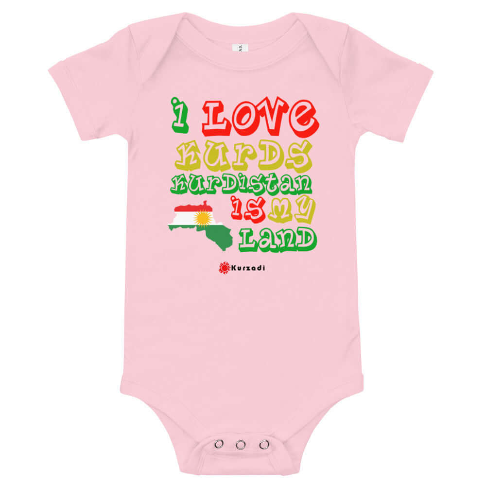 I love Kurds Kurdistan is my Land - Kinder / Baby Strampler