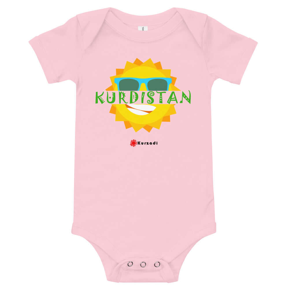 Kurdistan Sun - Baby / Kinder Strampler 6-24 Monate Kurdish Fanshop