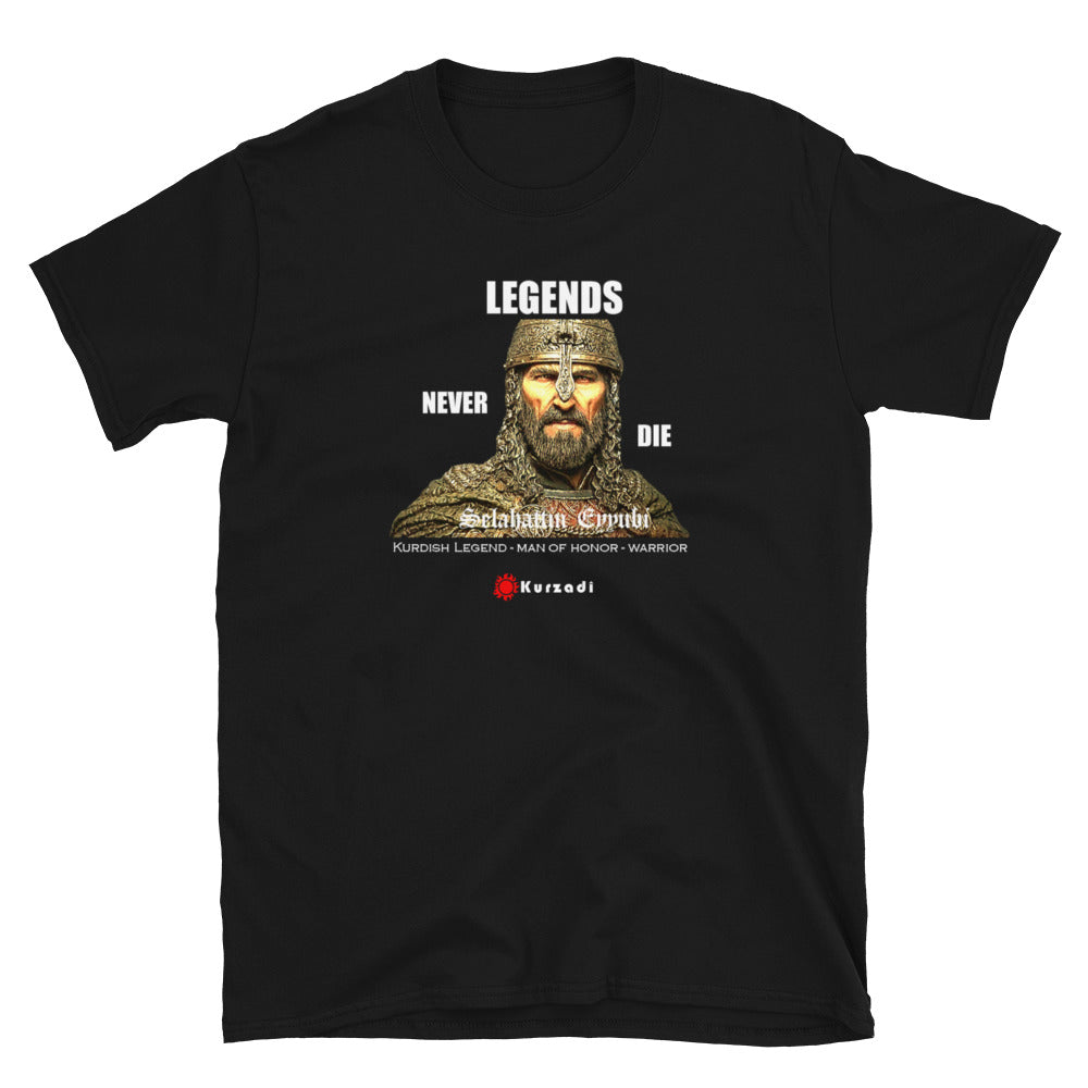 Legends Never Die - Selahattin Eyyubi T-Shirt Kurdish Fanshop
