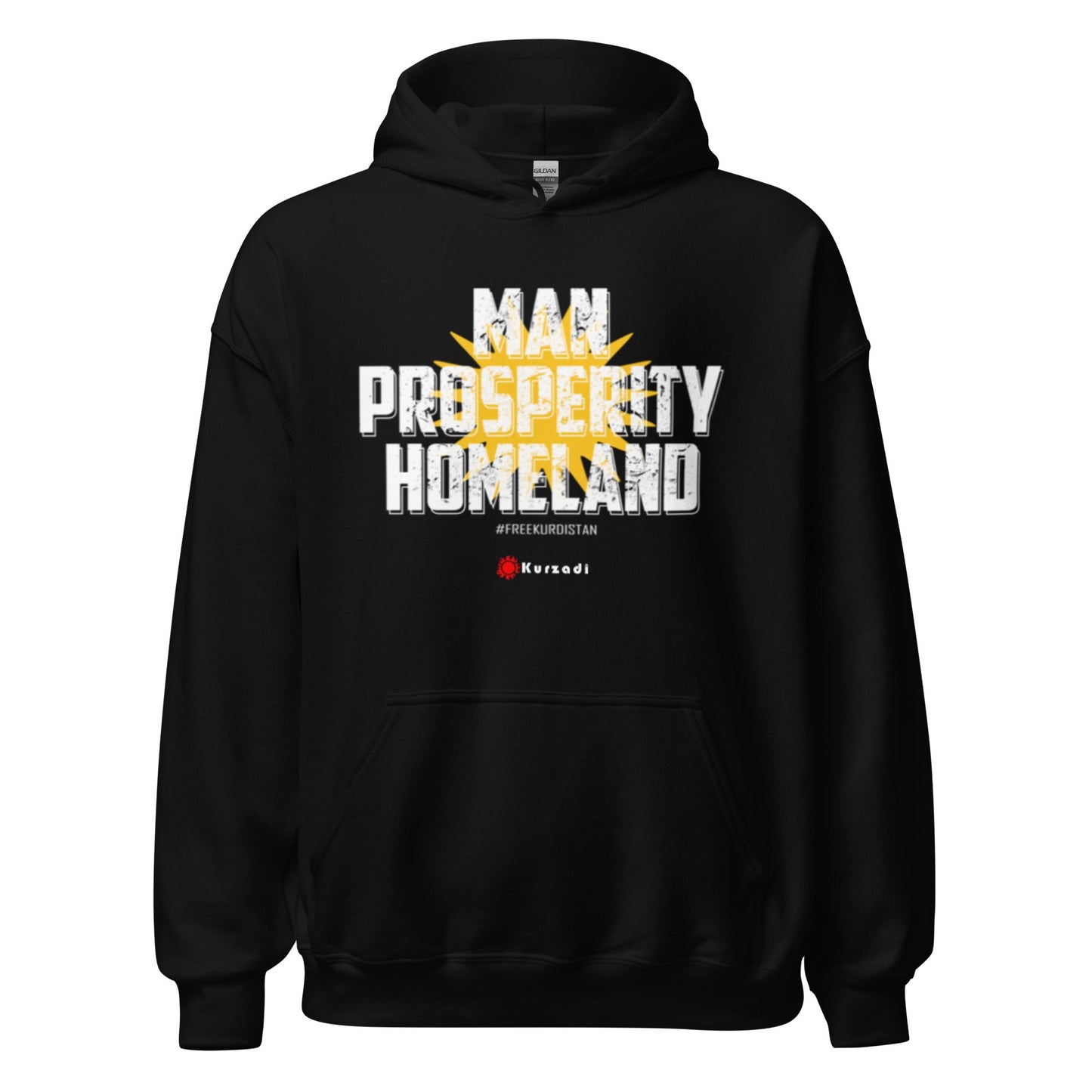 MAN PROSPERITY HOMELAND - Kurdistan Hoodie Kurdish Fanshop
