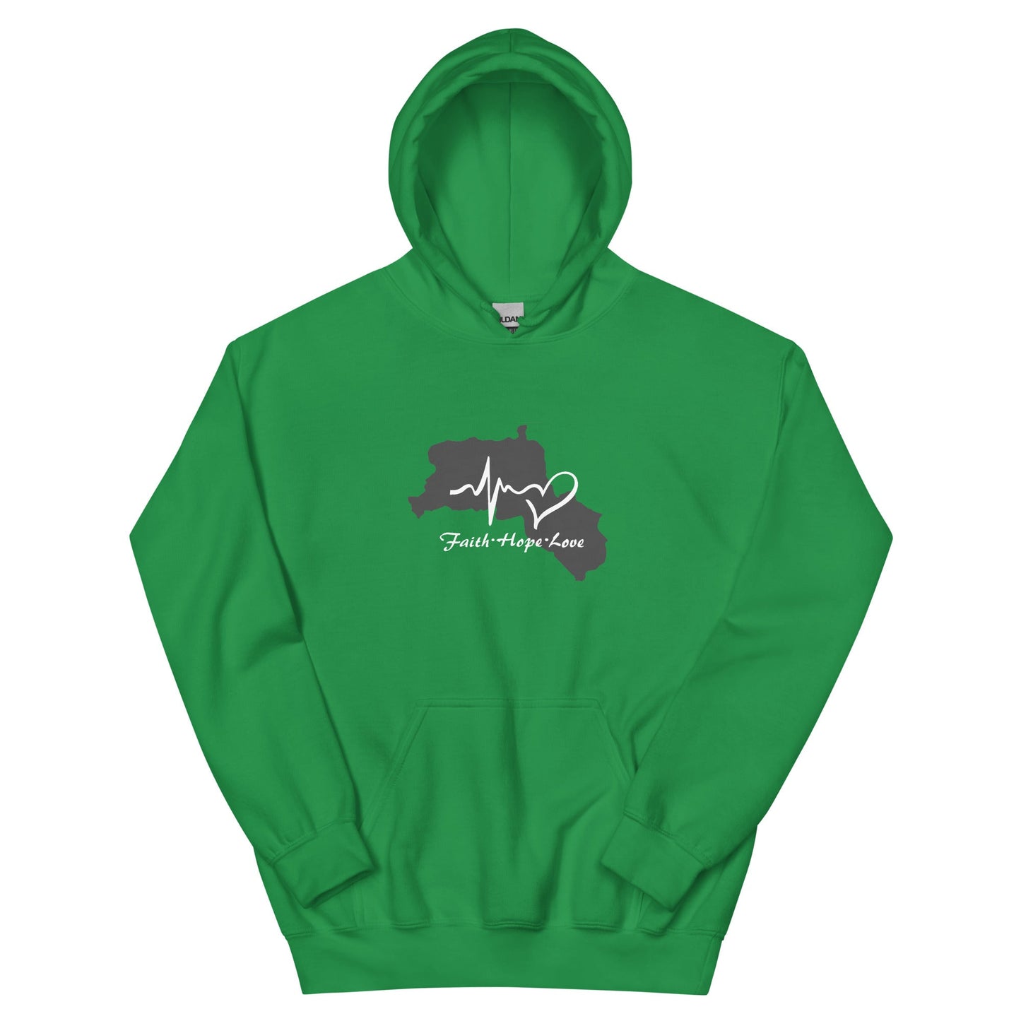 Kurdistan - Faith - Hope - Love - Kapuzenpullover / Hoodie Kurdish Fanshop