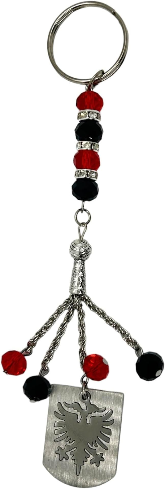 Albanische Schlüssel Anhänger als Geschenk Unisex Männer Frauen Albania Pendant