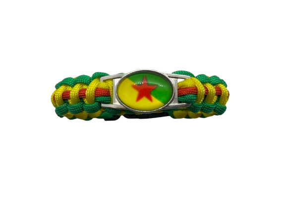 Armband - YPG YPJ Rojava Flagge