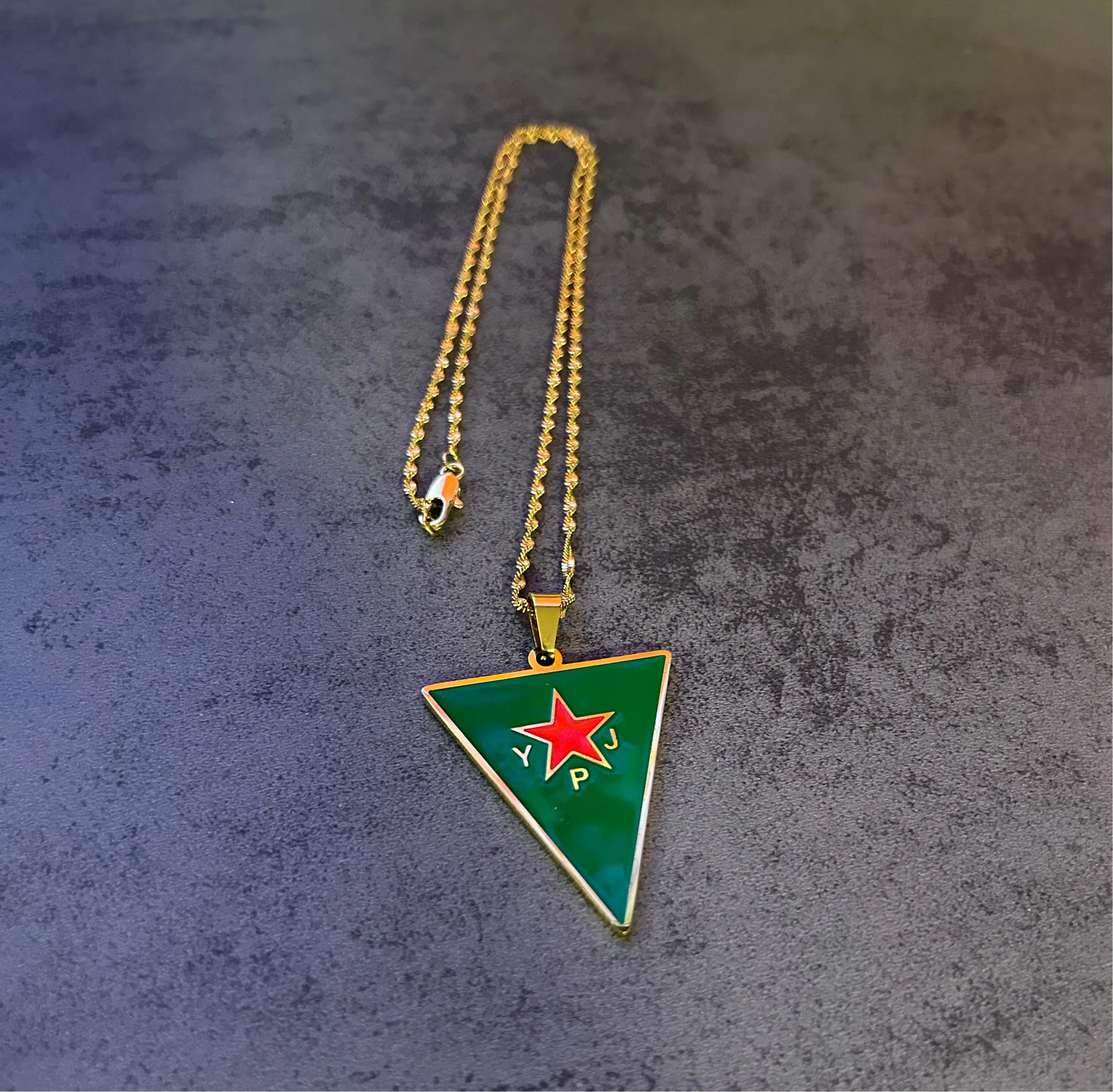 Kurdischer YPG / YPJ Kette und Anhänger Kurdish Fanshop