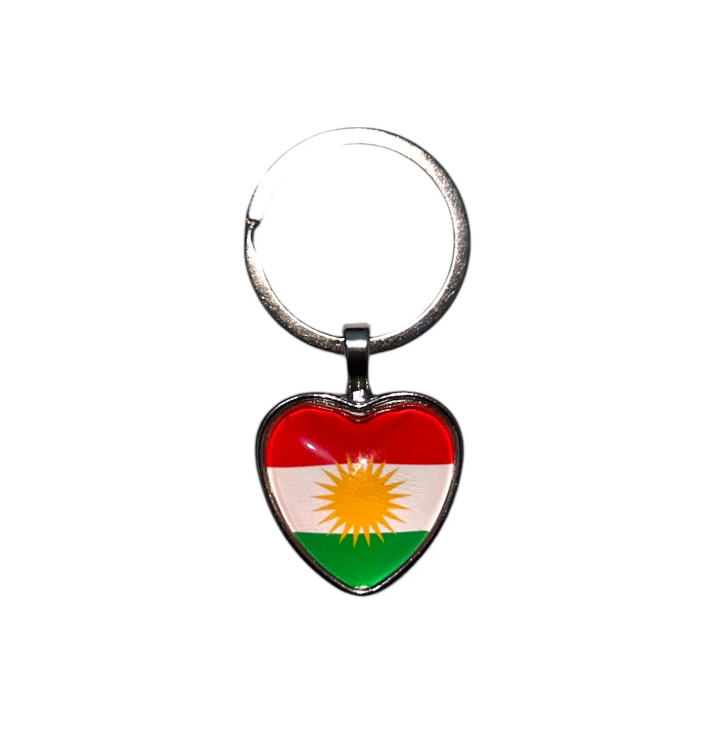 Kurdistan Anhänger für Schlüsselbund Kurdish Fanshop