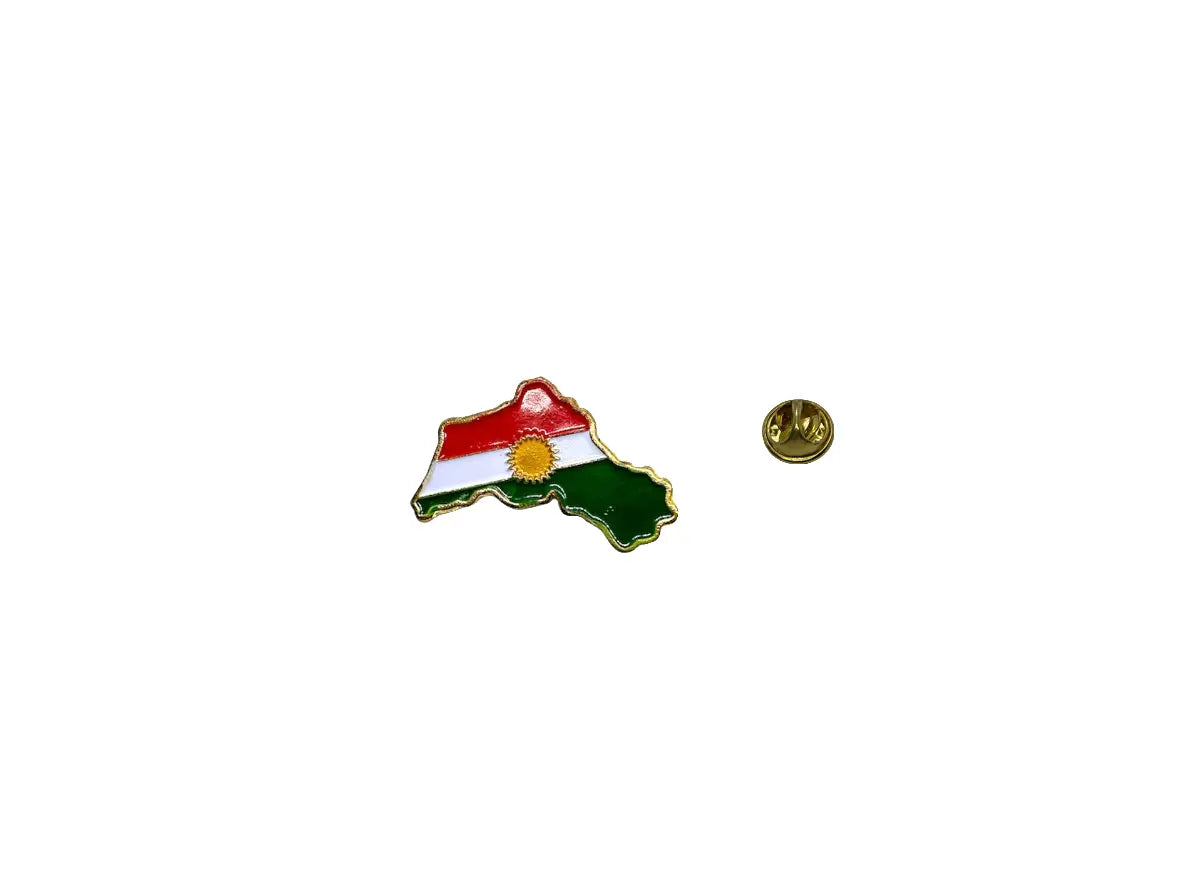 Kurdistan Flagge - Brosche Kurdish Fanshop