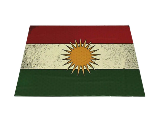 Kurdistan Flagge - Decke zum Wärmen oder als Dekoration Kurdish Fanshop