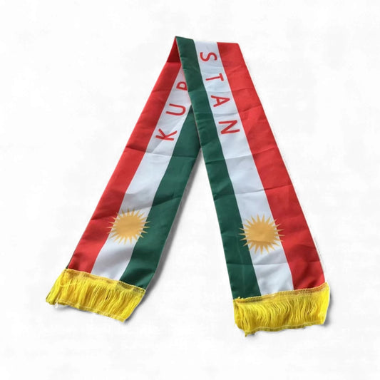Kurdistan Schal mit Flaggenmotiv