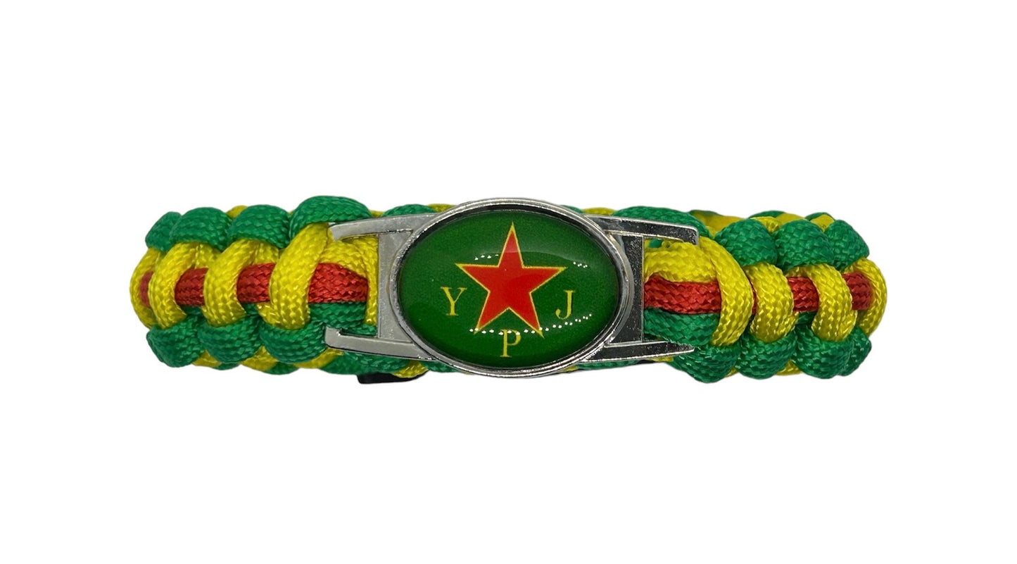 Armband - YPG YPJ Rojava Flagge