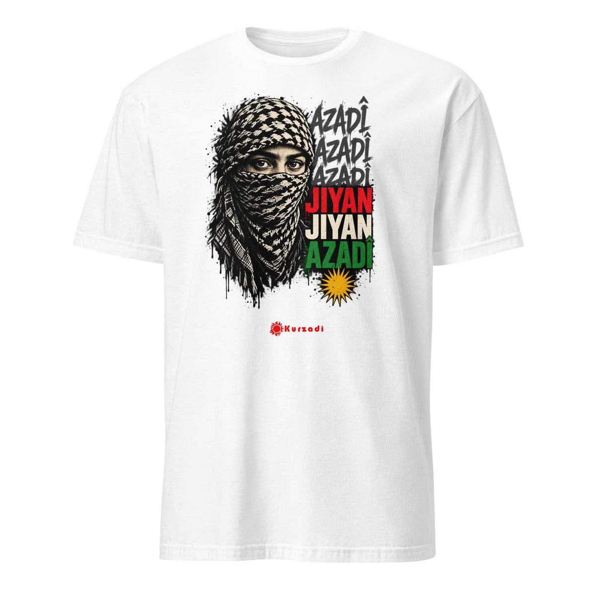 Jin Jiyan Azadi - T-Shirt Kurdish Fanshop