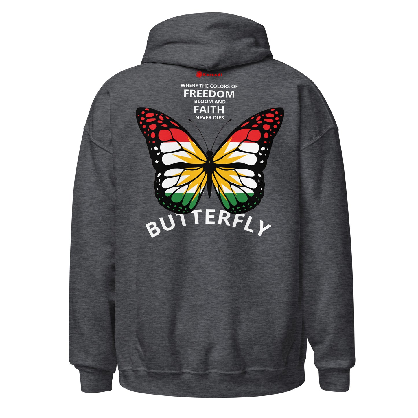 Freedom - Faith - Butterfly - Kapuzenpullover