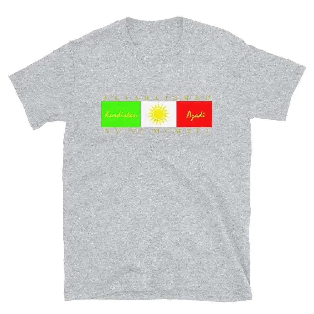 "Established in 1991" - Kurdistan T-Shirt Kurdish Fanshop