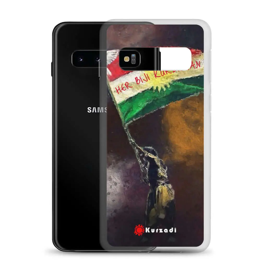 "Her Biji Kurdistan" -  Samsung Handyhülle / Schutzhülle / Cover Kurdish Fanshop
