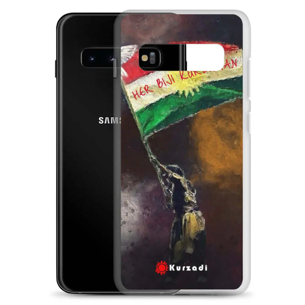 "Her Biji Kurdistan" -  Samsung Handyhülle / Schutzhülle / Cover Kurdish Fanshop