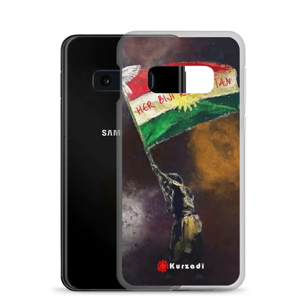 "Her Biji Kurdistan" -  Samsung Handyhülle / Schutzhülle / Cover Kurdish Fanshop