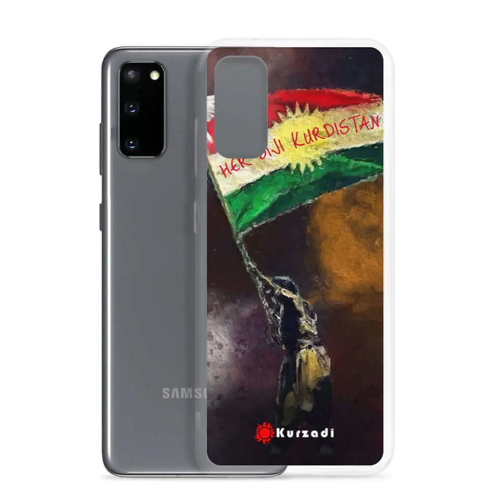 "Her Biji Kurdistan" -  Samsung Handyhülle / Schutzhülle / Cover Kurdish Fanshop