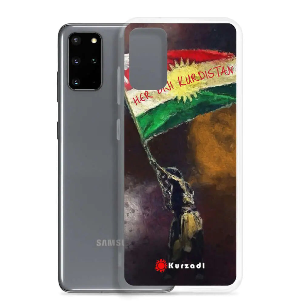 "Her Biji Kurdistan" -  Samsung Handyhülle / Schutzhülle / Cover Kurdish Fanshop
