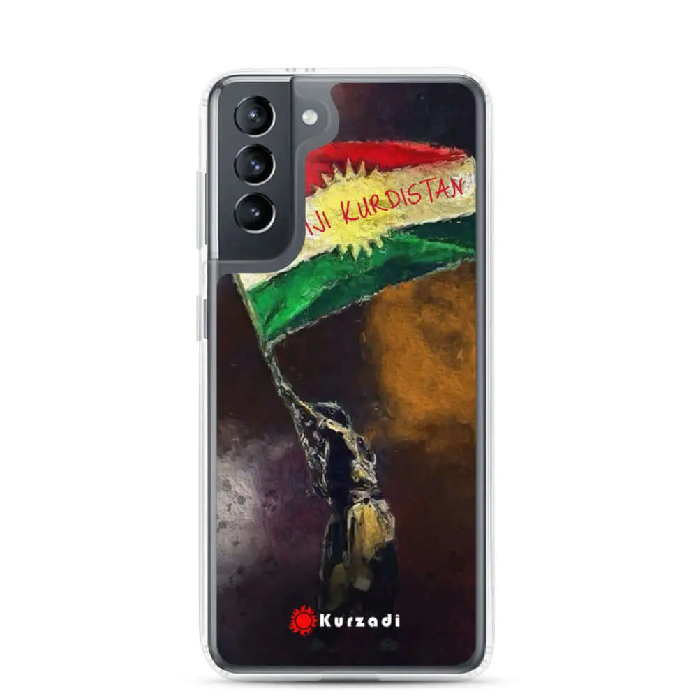 "Her Biji Kurdistan" -  Samsung Handyhülle / Schutzhülle / Cover Kurdish Fanshop