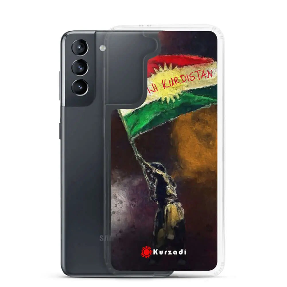 "Her Biji Kurdistan" -  Samsung Handyhülle / Schutzhülle / Cover Kurdish Fanshop