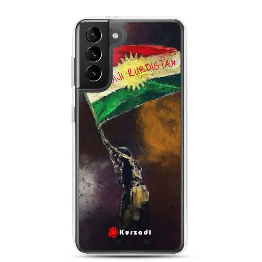 "Her Biji Kurdistan" -  Samsung Handyhülle / Schutzhülle / Cover Kurdish Fanshop