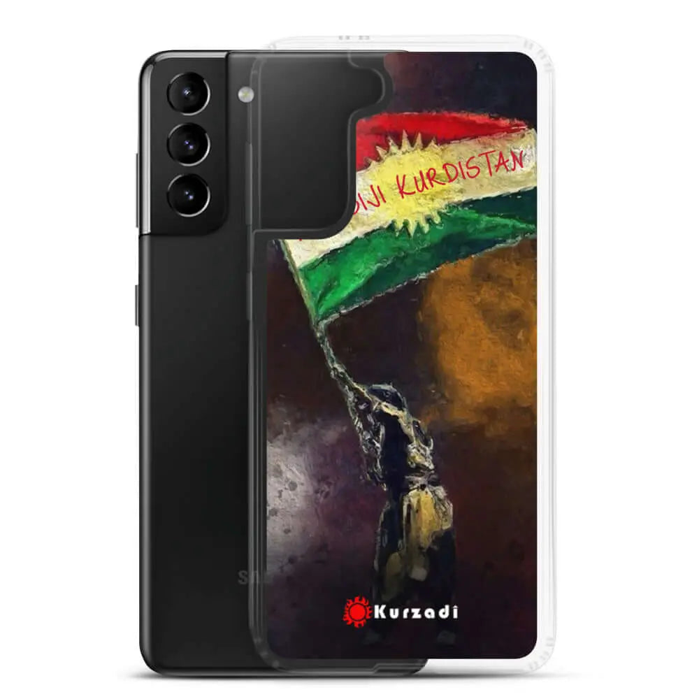 "Her Biji Kurdistan" -  Samsung Handyhülle / Schutzhülle / Cover Kurdish Fanshop