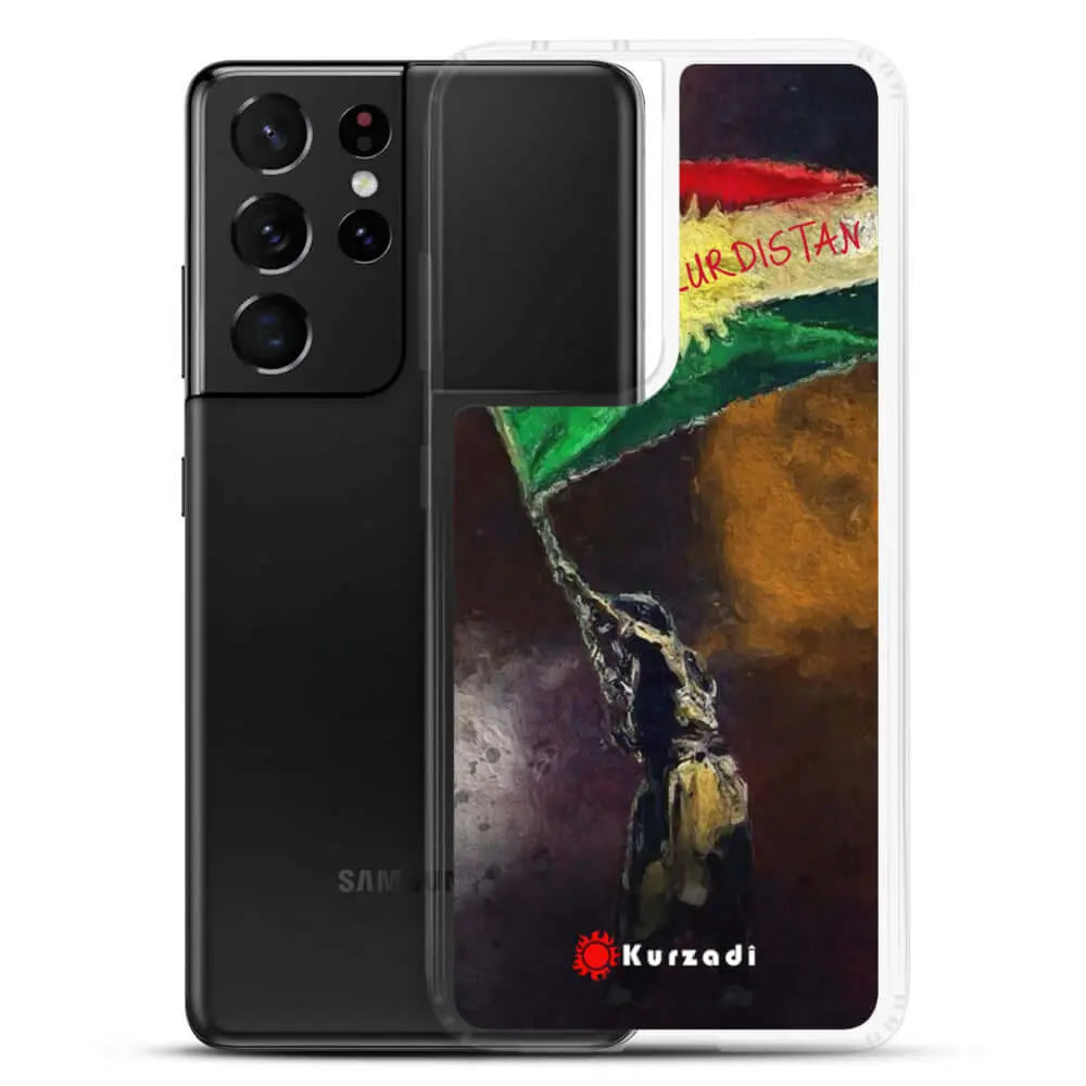 "Her Biji Kurdistan" -  Samsung Handyhülle / Schutzhülle / Cover Kurdish Fanshop