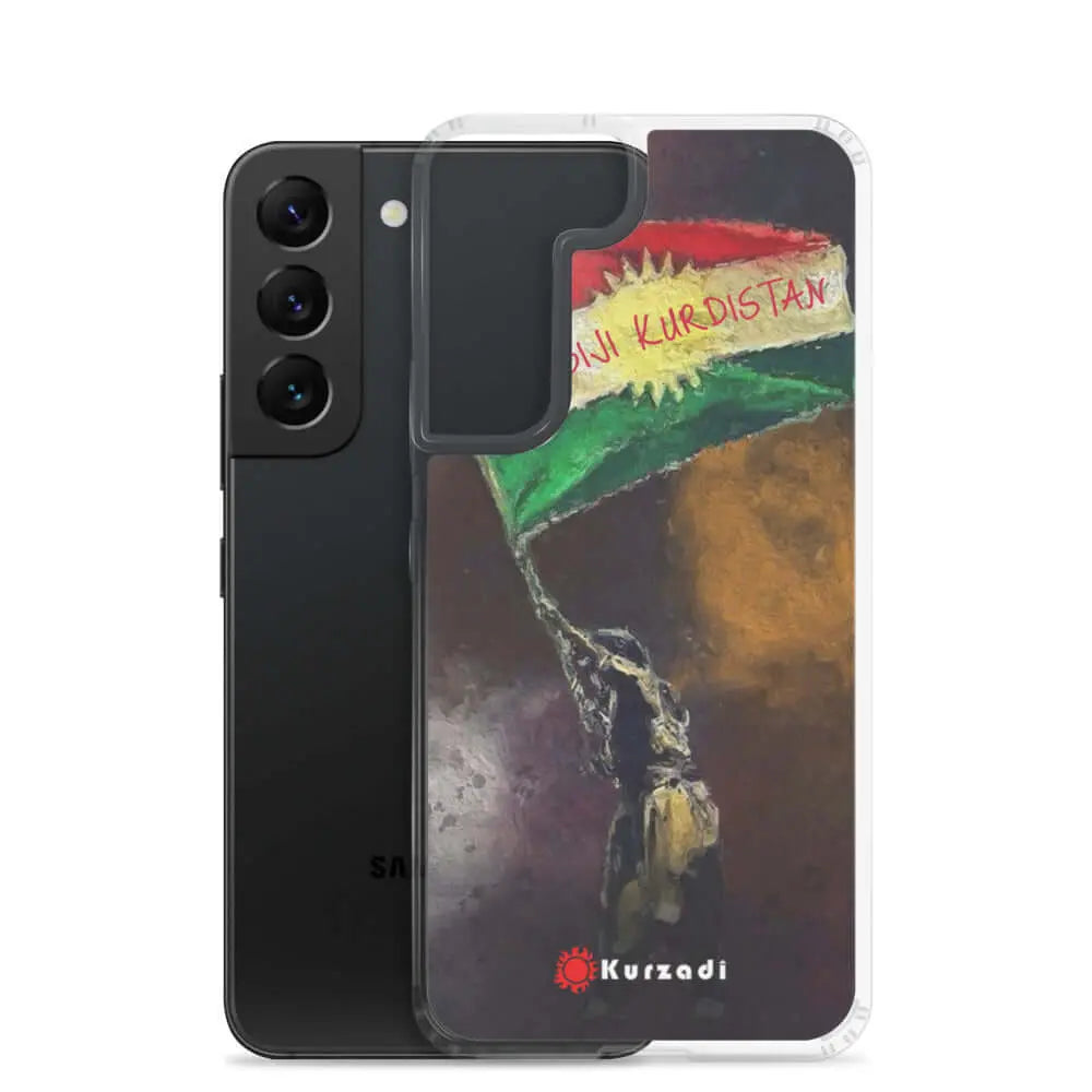 "Her Biji Kurdistan" -  Samsung Handyhülle / Schutzhülle / Cover Kurdish Fanshop