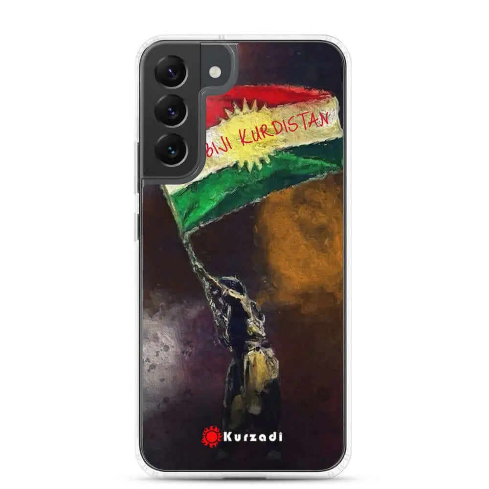 "Her Biji Kurdistan" -  Samsung Handyhülle / Schutzhülle / Cover Kurdish Fanshop