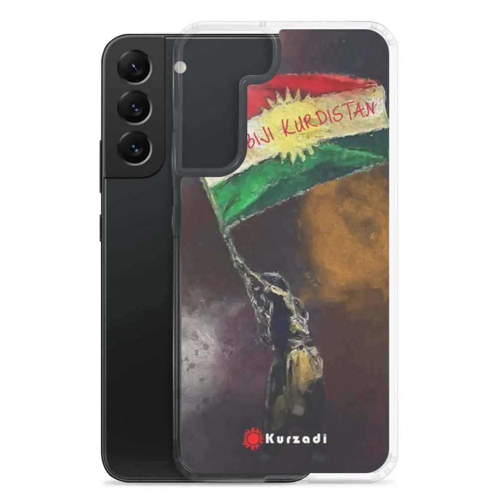 "Her Biji Kurdistan" -  Samsung Handyhülle / Schutzhülle / Cover Kurdish Fanshop