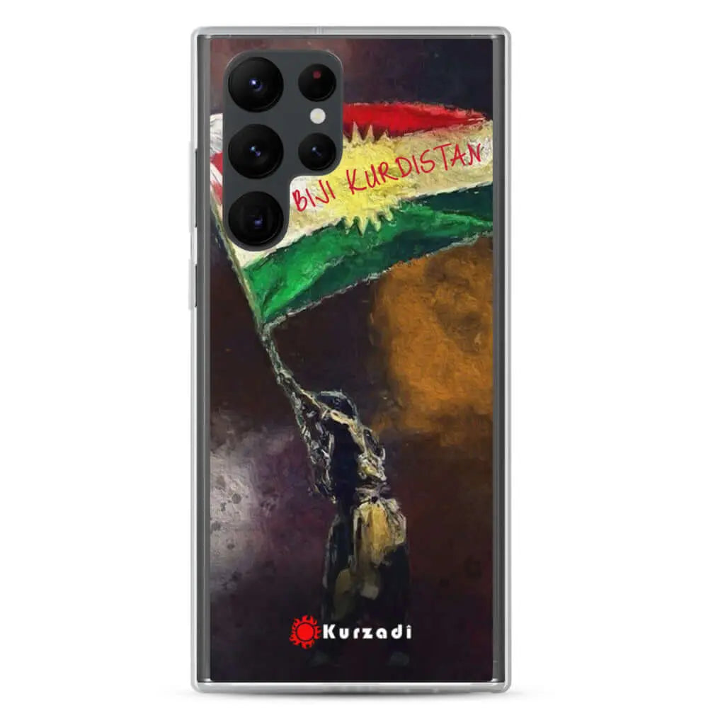 "Her Biji Kurdistan" -  Samsung Handyhülle / Schutzhülle / Cover Kurdish Fanshop