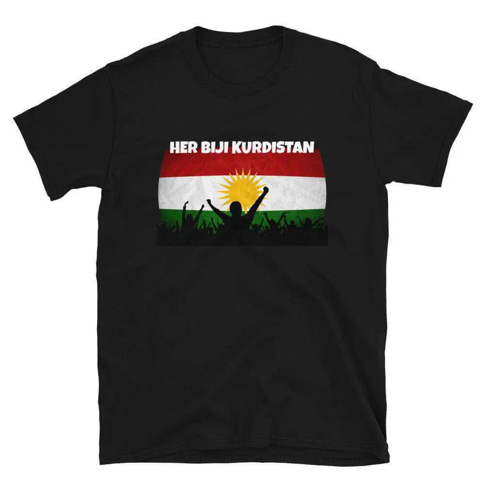 "Her Biji Kurdistan" - T-Shirt Kurdish Fanshop