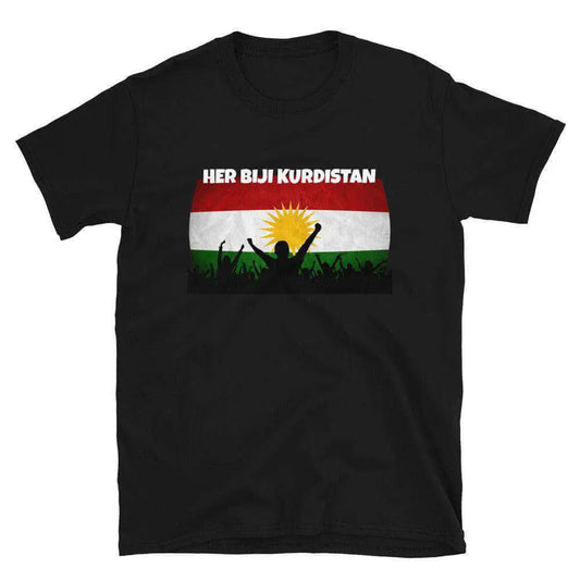 "Her Biji Kurdistan" - T-Shirt Kurdish Fanshop