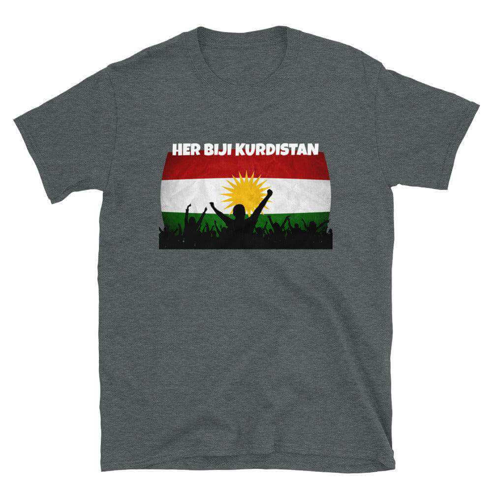"Her Biji Kurdistan" - T-Shirt Kurdish Fanshop
