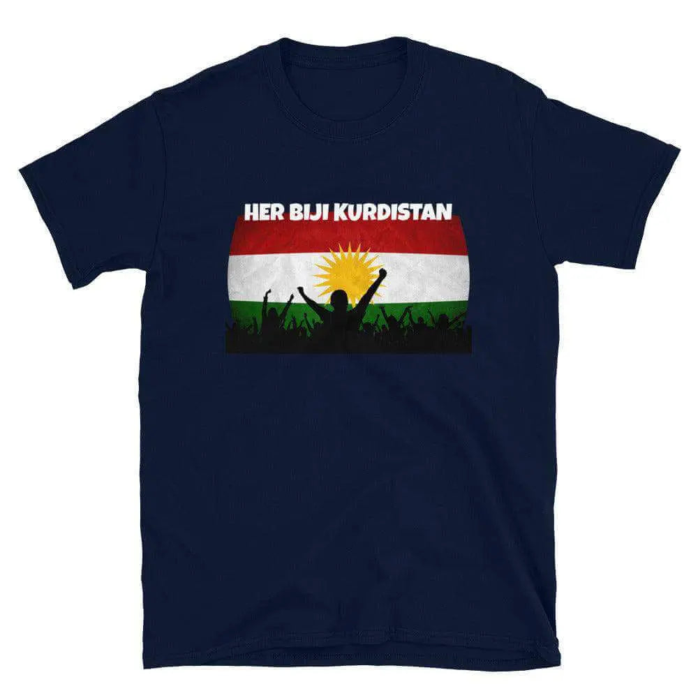 "Her Biji Kurdistan" - T-Shirt Kurdish Fanshop