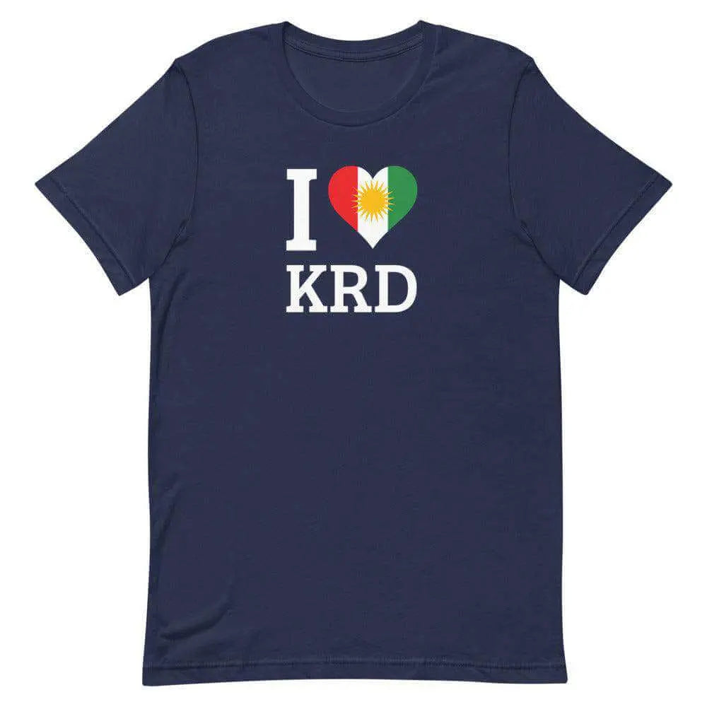 I love Kurdistan - Tshirt Kurdish Fanshop