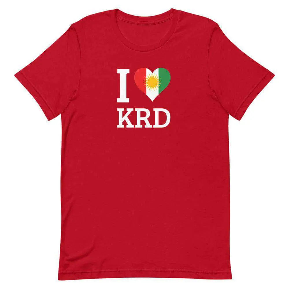 I love Kurdistan - Tshirt Kurdish Fanshop