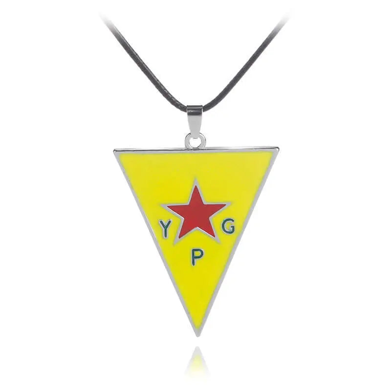 Kurdischer YPG / YPJ Kette und Anhänger Kurdish Fanshop