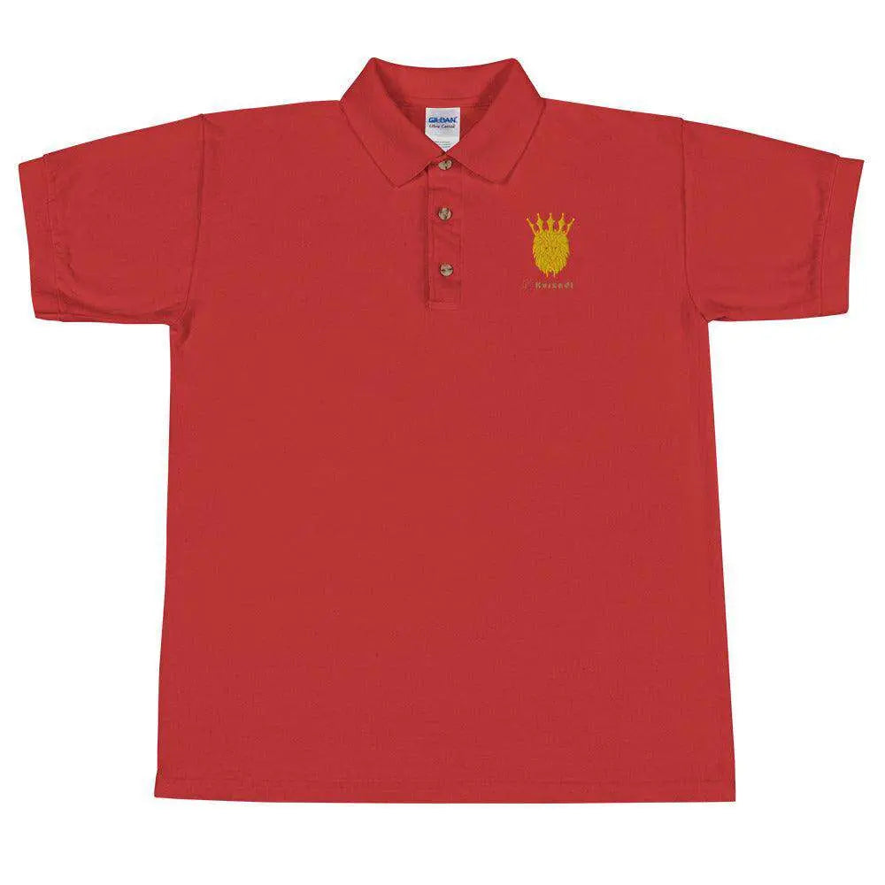Kurdish Lion King - Polo Hemd bestickt Kurdish Fanshop