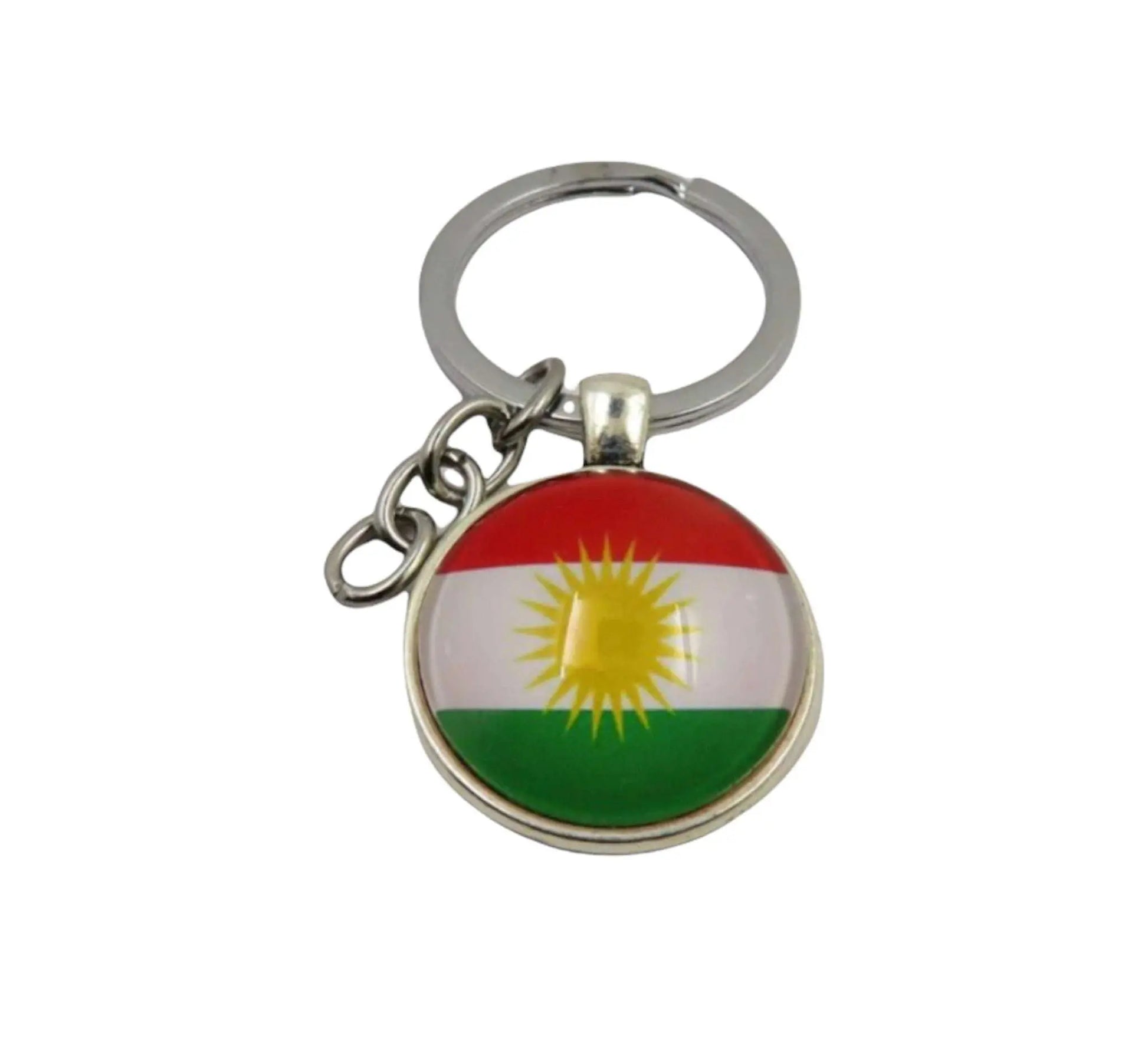 Kurdistan Anhänger für Schlüsselbund Kurdish Fanshop