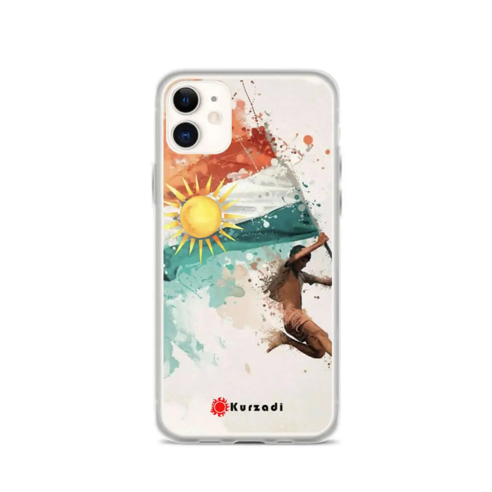 Kurdistan Flag Art - iPhone Case / Schutzhülle / Handy Cover Kurdish Fanshop